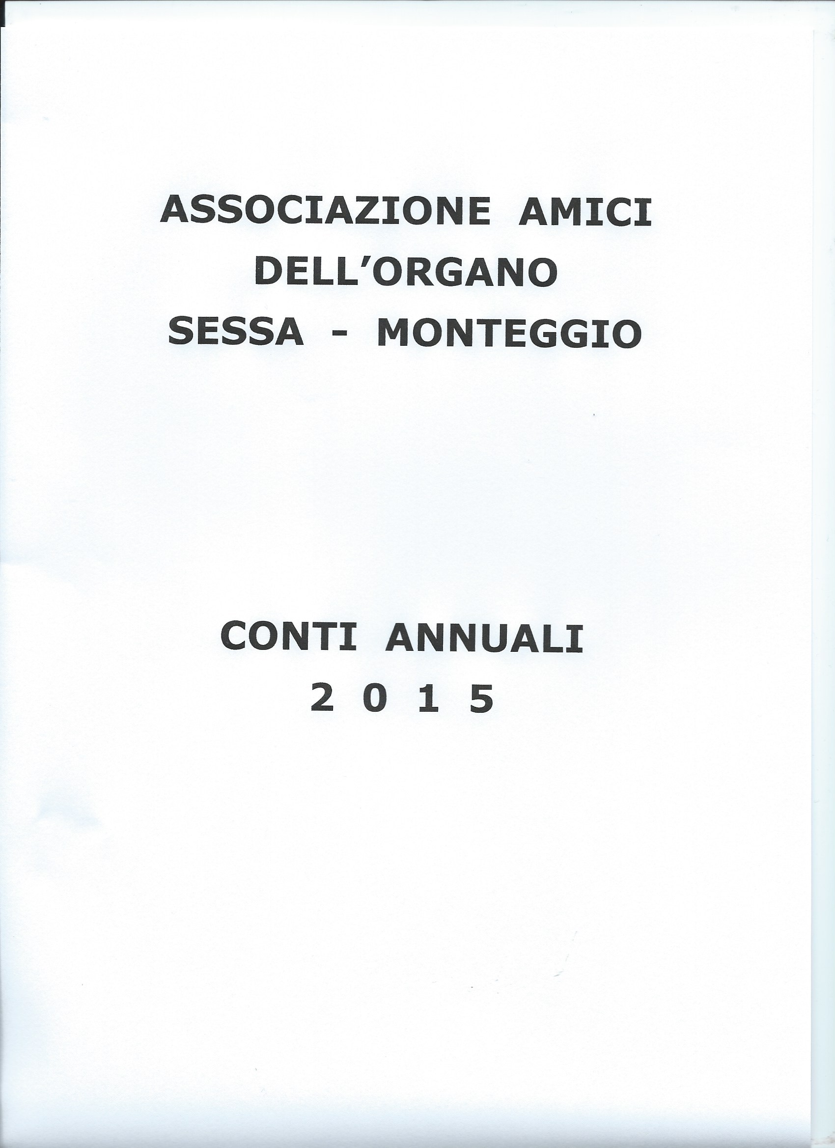 Conti Annuali 2015