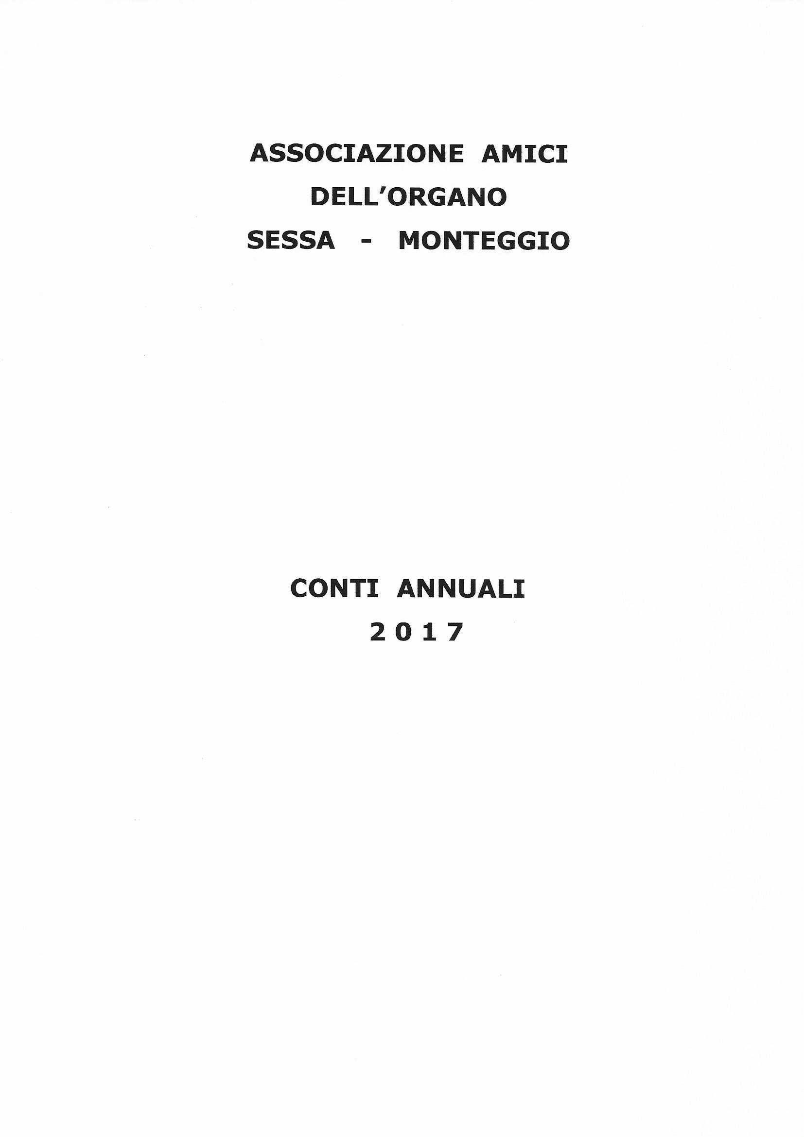 Conti Annuali 2017